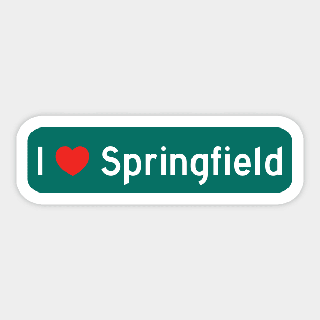 I Love Springfield! Sticker by MysticTimeline